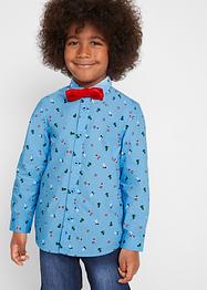 Camicia a maniche lunghe e papillon (set 2 pezzi), bpc bonprix collection