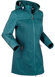 Softshell in fantasia, taglio aderente, impermeabile, bonprix