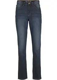 Jeans straight ultra morbidi, a vita media, bonprix