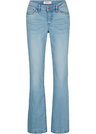 Jeans elasticizzati bootcut, mid waist, bonprix