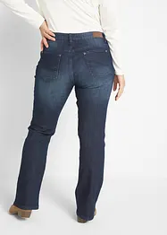 Jeans elasticizzati comfort bootcut, vita media, bonprix