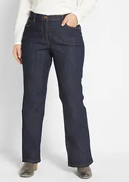 Jeans elasticizzati bootcut, vita media, bonprix