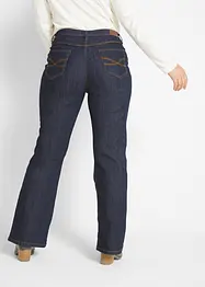 Jeans elasticizzati bootcut, vita media, bonprix