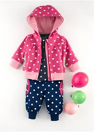 Pantaloni di felpa in cotone biologico (pacco da 2), bonprix