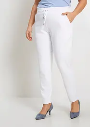 Pantaloni con elastico in vita in misto viscosa, bonprix