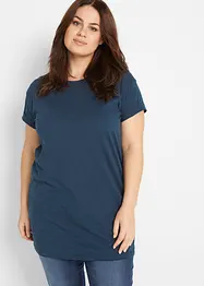 T-shirt lunga in puro cotone, bonprix