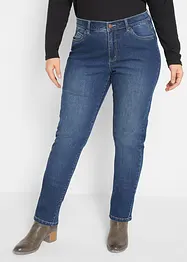 Jeans elasticizzati straight, vita media, bonprix