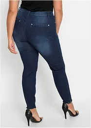 Jeans skinny elasticizzati, vita media, bonprix
