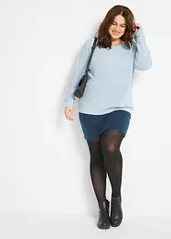 Gonna in jersey elasticizzato con cotone biologico (pacco da 2), bonprix