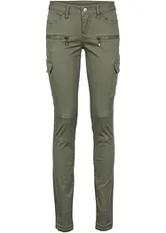 Pantaloni cargo skinny, bonprix