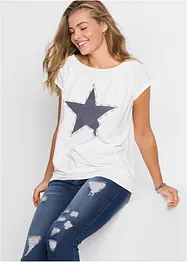 T-shirt con stella, bonprix