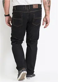 Jeans loose fit in denim robusto, straight, bonprix