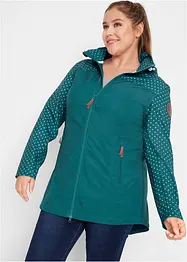 Softshell in fantasia, taglio aderente, impermeabile, bonprix