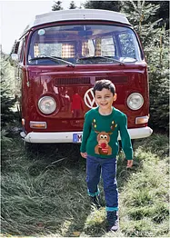 Maglione natalizio in filato fine, bonprix