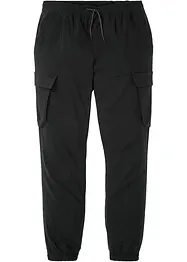 Pantaloni cargo elasticizzati con elastico in vita regular fit, straight, bonprix