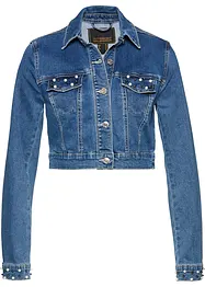 Bolero di jeans con perle, bonprix