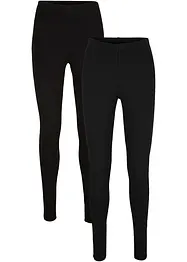 Leggings elasticizzati con cotone biologico (pacco da 2), bonprix