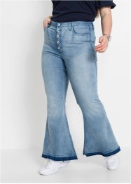 Jeans a zampa con poliestere riciclato, RAINBOW