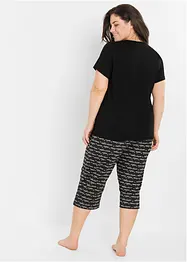Pigiama pinocchietto in puro cotone, bonprix