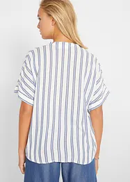 Camicia a maniche corte in fantasia  a righe, bonprix