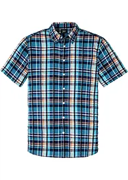 Camicia a maniche corte in seersucker di puro cotone, bonprix