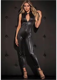 Catsuit ouvert in look bagnato, VENUS