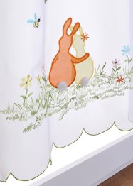 Tenda a vetro con coniglietti ricamati, bpc living bonprix collection