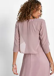 Bolero in chiffon con poliestere riciclato, bonprix