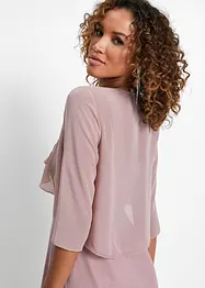 Bolero in chiffon con poliestere riciclato, bonprix