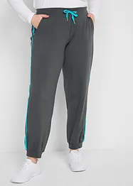 Pantaloni da jogging in cotone alla caviglia, bonprix