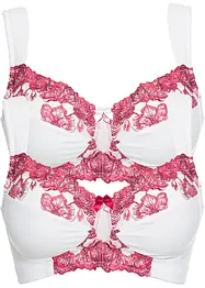 Reggiseno senza ferretto con poliammide riciclata (pacco da 2), bpc selection