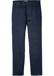 Pantaloni in lino con cinta comoda regular fit, straight, bonprix