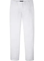 Pantaloni chino in lino con cinta confortevole regular fit straight, bonprix