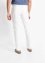 Pantaloni chino in lino con cinta confortevole regular fit straight, bonprix