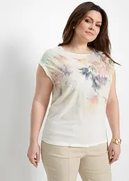 Blusa con stampa floreale, bonprix