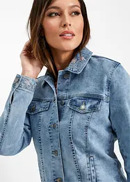 Giacca di jeans ricamata, bonprix