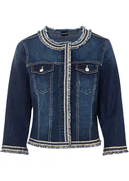 Giacca di jeans con frange, bonprix