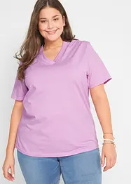 Maglia lunga e larga con scollo a V e maniche corte (pacco da 5), bonprix