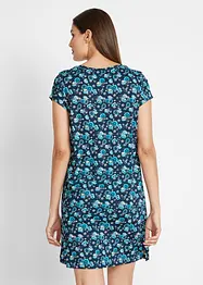 Abito in maglina con spacchi laterali in puro cotone (pacco da 2), bonprix