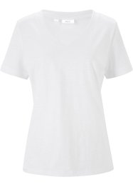 T-shirt con scollo a V, bpc bonprix collection