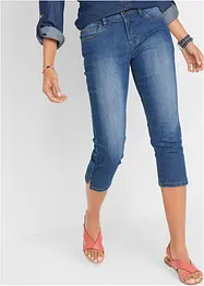 Jeans cropped slim fit, a vita media, bonprix