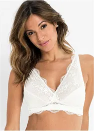 Bralette senza ferretto con cotone biologico e materiale riciclato, bonprix