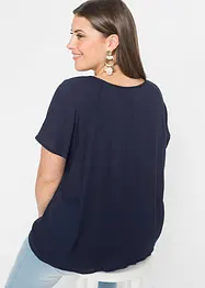 Blusa con pizzo, bonprix