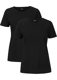T-shirt in puro cotone (pacco da 2), bonprix