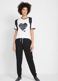 Pantaloni da jogging leggeri con viscosa, bpc bonprix collection