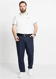 Pantaloni in lino con cinta comoda regular fit, straight, bonprix