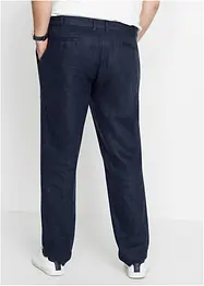 Pantaloni in lino con cinta comoda regular fit, straight, bonprix