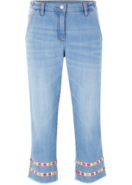 Jeans a pinocchietto con cinta confortevole, bpc bonprix collection