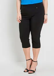 Pantaloni capri elasticizzati con elastico in vita, bonprix