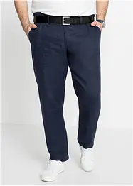 Pantaloni chino in lino con cinta confortevole regular fit straight, bonprix